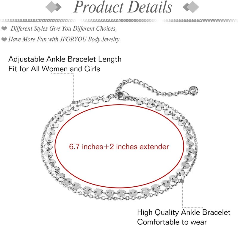 JFORYOU Toe Rings for Women Adjustable Open Toe Rings with Anklet Set CZ Flower Toes Ring for Summer Beach Foot Jewelry - Image 3